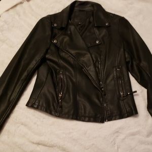 Max Studio Faux Leather Moto Jacket. NWOT